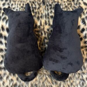 🆕Velvet Silhouette Cat Pillow Bundle, OS